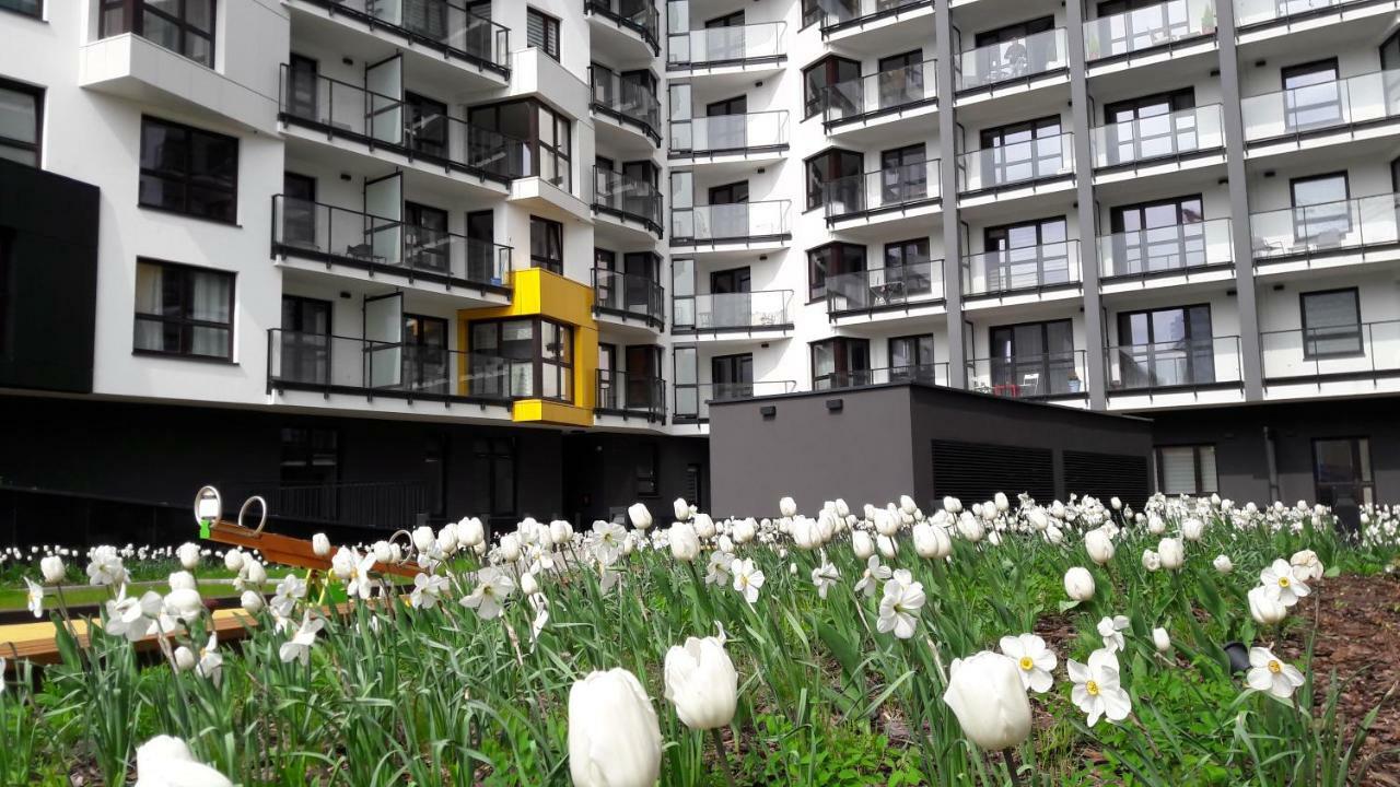 Newburg Apartments Wolska Varşova Dış mekan fotoğraf